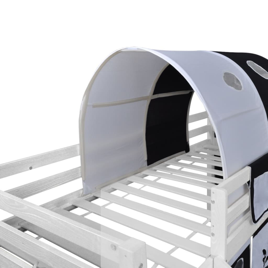 Hoogslaper Piraat Met Ladder & Glijbaan (Wit)