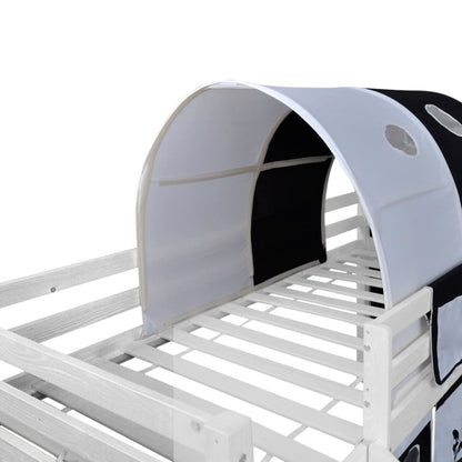 Hoogslaper Piraat Met Ladder & Glijbaan (Wit)