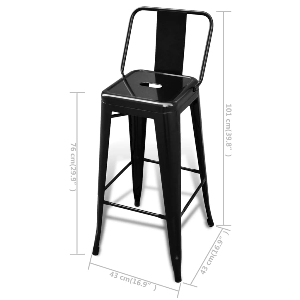 Barkrukken Staal 2