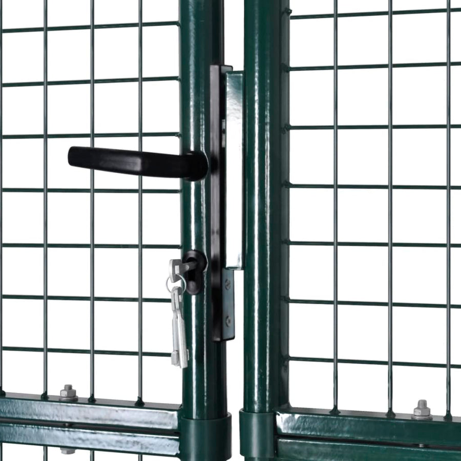 Tuinpoort modern hekwerk 289 x 175 cm / 306 x 225 cm (donkergroen) 306 x 225 cm