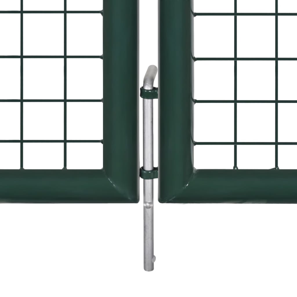 Tuinpoort modern hekwerk 289 x 175 cm / 306 x 225 cm (donkergroen) 306 x 225 cm