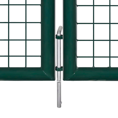 Tuinpoort modern hekwerk 289 x 175 cm / 306 x 225 cm (donkergroen) 306 x 225 cm
