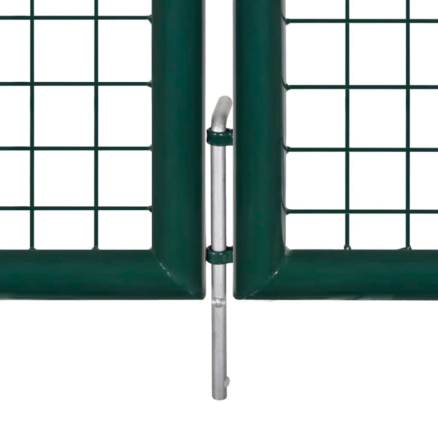 Tuinpoort modern hekwerk 289 x 175 cm / 306 x 225 cm (donkergroen) 306 x 225 cm