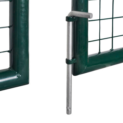 Tuinpoort modern hekwerk 289 x 175 cm / 306 x 225 cm (donkergroen) 306 x 225 cm