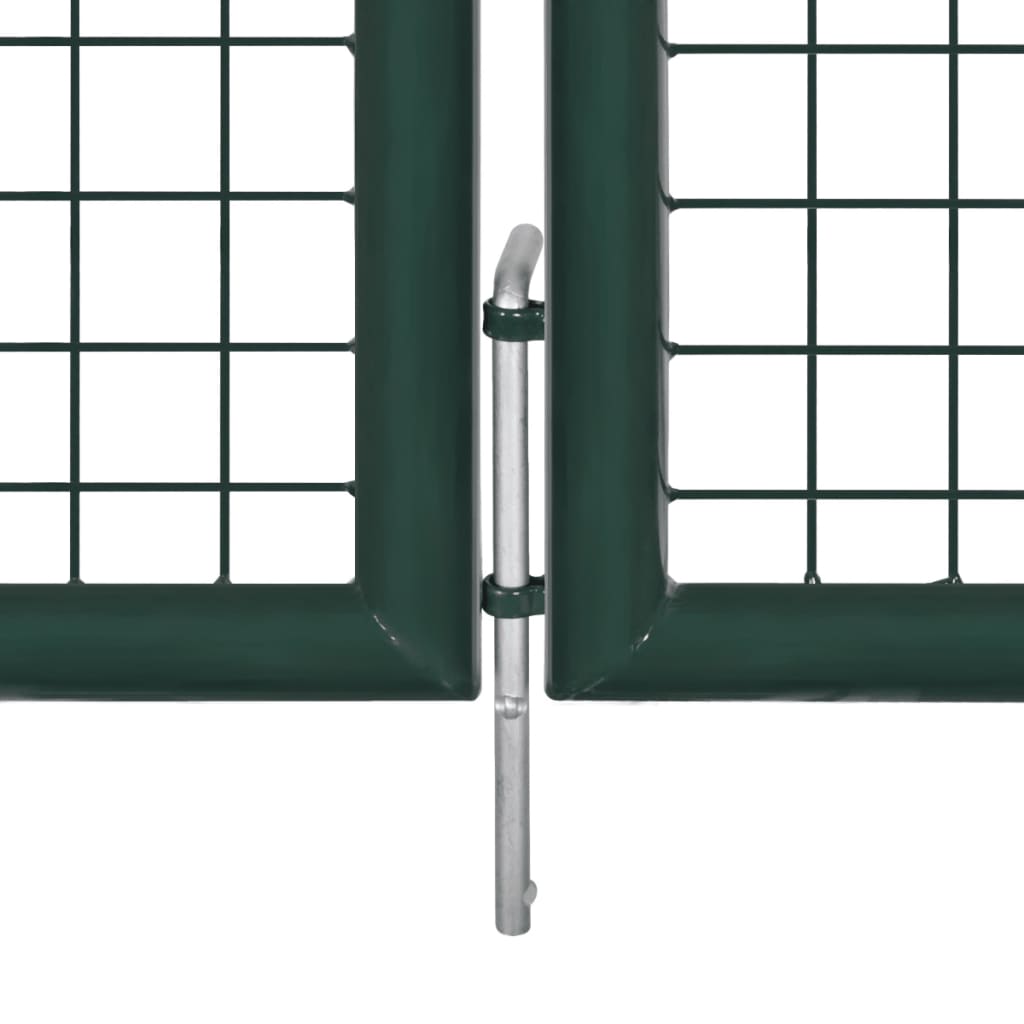 Tuinpoort modern hekwerk 289 x 200 cm / 306 x 250 cm (donkergroen) 306 x 250 cm