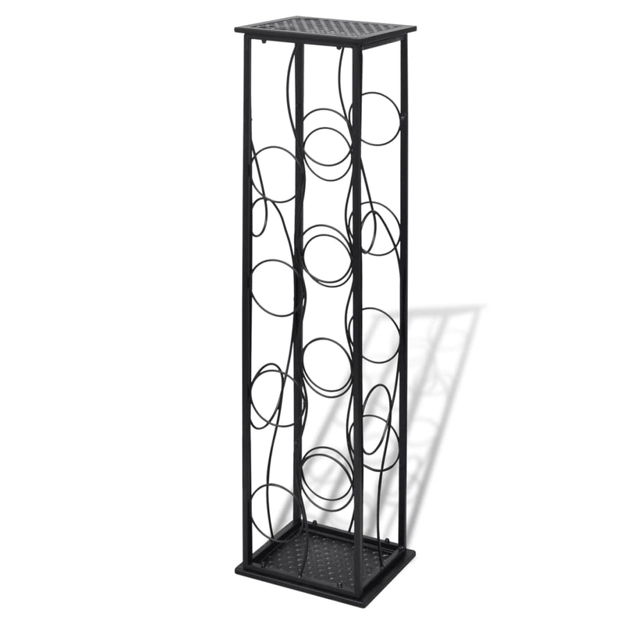 Wijnrek Voor 8 Flessen Metaal 23.5 x 21.5 x 100 cm