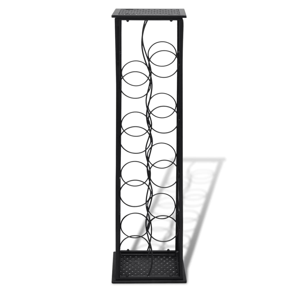 Wijnrek Voor 8 Flessen Metaal 23.5 x 21.5 x 100 cm