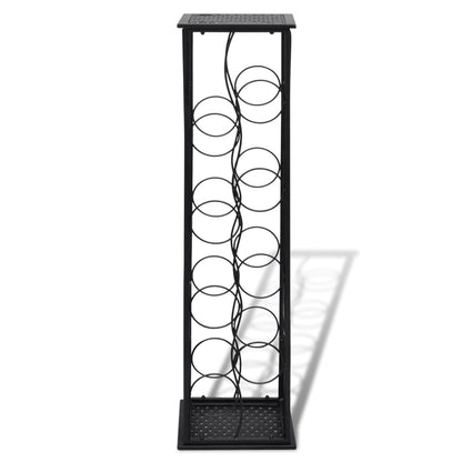 Wijnrek Voor 8 Flessen Metaal 23.5 x 21.5 x 100 cm