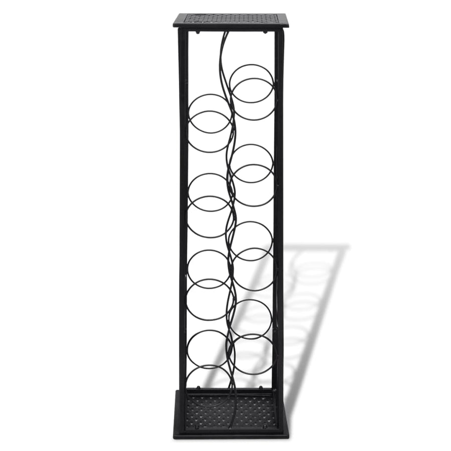 Wijnrek Voor 8 Flessen Metaal 23.5 x 21.5 x 100 cm