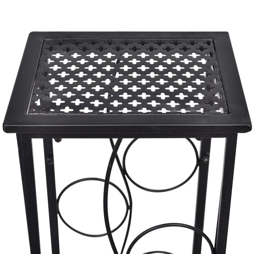 Wijnrek Voor 8 Flessen Metaal 23.5 x 21.5 x 100 cm