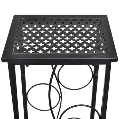 Wijnrek Voor 8 Flessen Metaal 23.5 x 21.5 x 100 cm