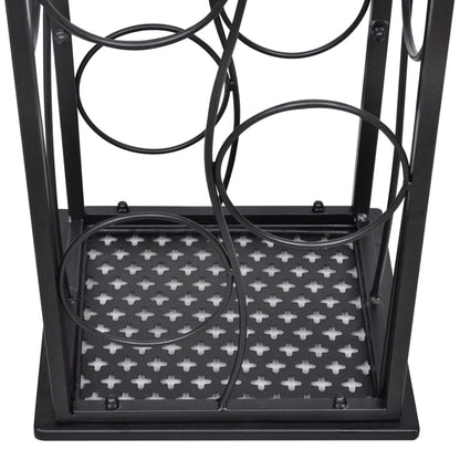 Wijnrek Voor 8 Flessen Metaal 23.5 x 21.5 x 100 cm
