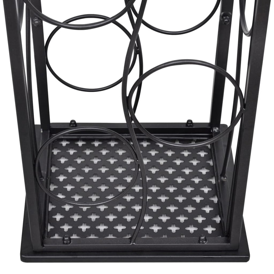 Wijnrek Voor 8 Flessen Metaal 23.5 x 21.5 x 100 cm