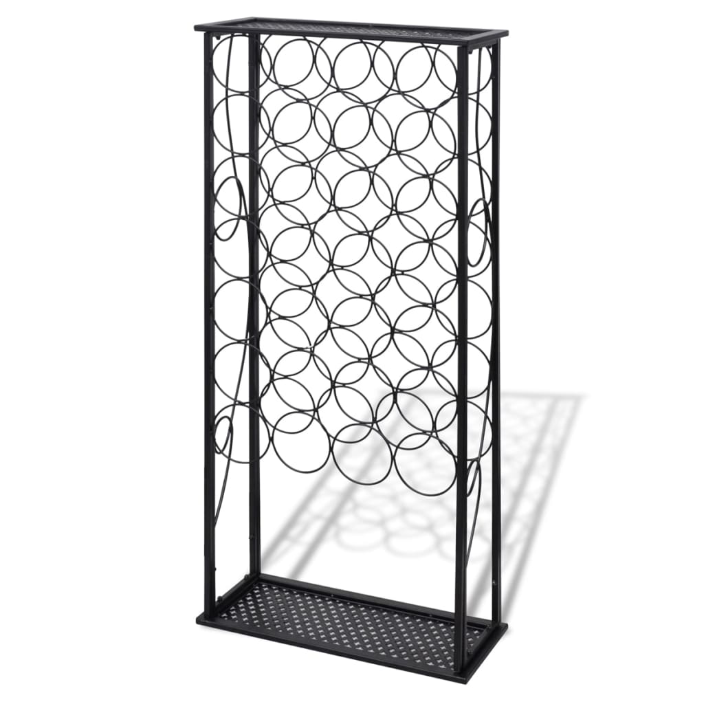 Wijnrek Voor 28 Flessen Metaal 47.5 x 21 x 100 cm