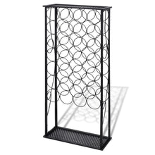 Wijnrek Voor 28 Flessen Metaal 47.5 x 21 x 100 cm