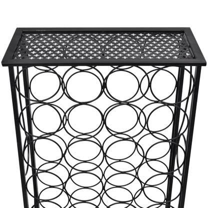 Wijnrek Voor 28 Flessen Metaal 47.5 x 21 x 100 cm