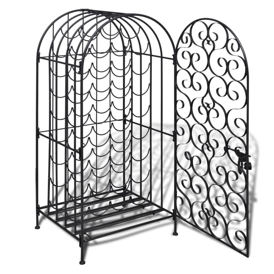 Wijnrek Voor 35 Flessen Metaal 44 x 38 x 100 cm