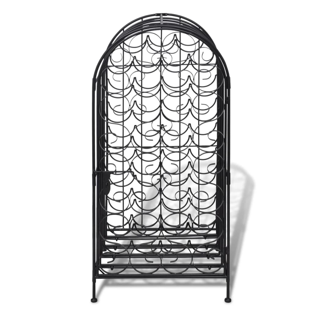 Wijnrek Voor 35 Flessen Metaal 44 x 38 x 100 cm