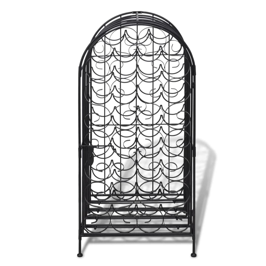 Wijnrek Voor 35 Flessen Metaal 44 x 38 x 100 cm