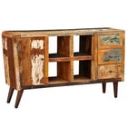 Kast massief gerecycled hout 150x40x86 cm