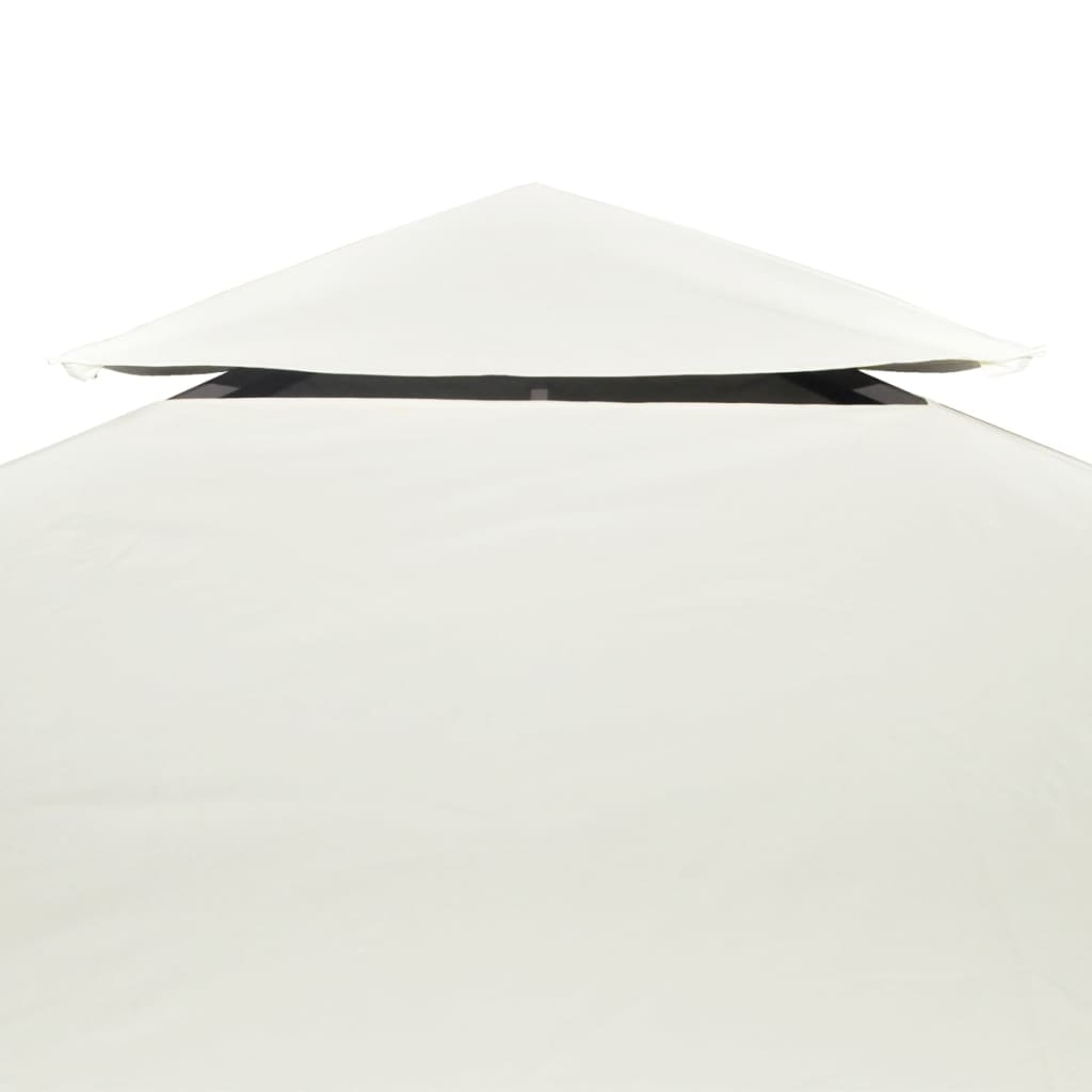 Vervangend Tentdoek Prieel 310 G/M² Wit 3 x 3 m Crème