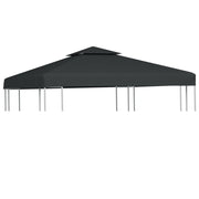 Replacement gazebo canvas 310 g/m² 3x3 m dark grey