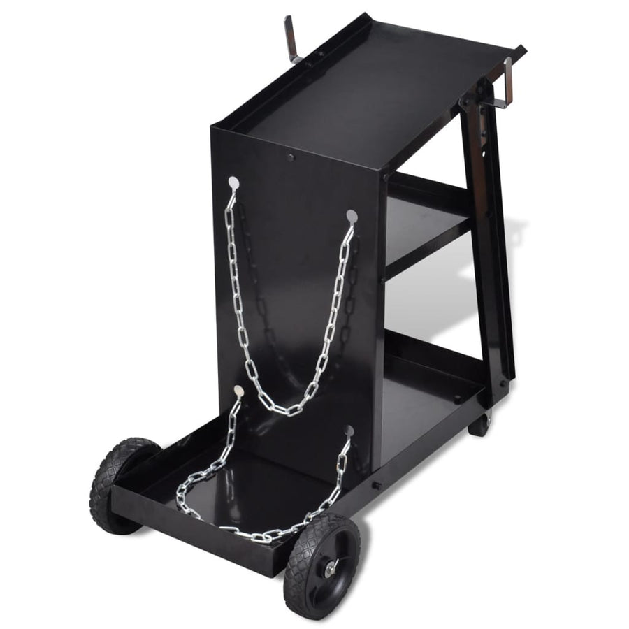 Lasgereedschap Wagen 3 Planken Zwart