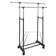 Kledingrek verstelbaar 84-150 cm met wieltjes