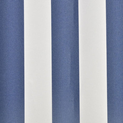 Luifeldoek 3X2,5 M Canvas 300 x 250 cm Blauw en wit