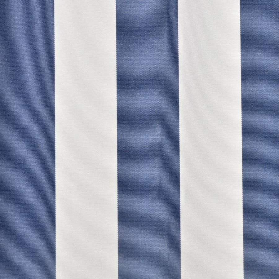Luifeldoek 4X3 M Canvas 400 x 300 cm Blauw en wit