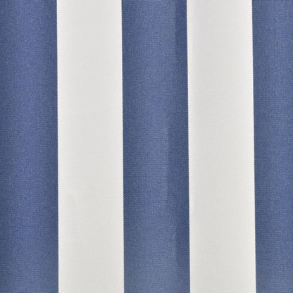 Luifeldoek 6X3 M Canvas 600 x 300 cm Blauw en wit