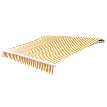 Luifeldoek 4X3 M Canvas Zonnebloem 400 x 300 cm Geel en wit