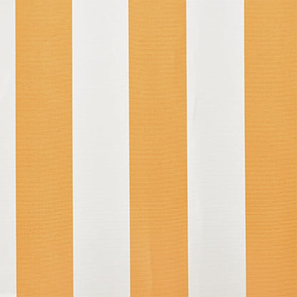 Luifeldoek 4X3 M Canvas Zonnebloem 400 x 300 cm Geel en wit