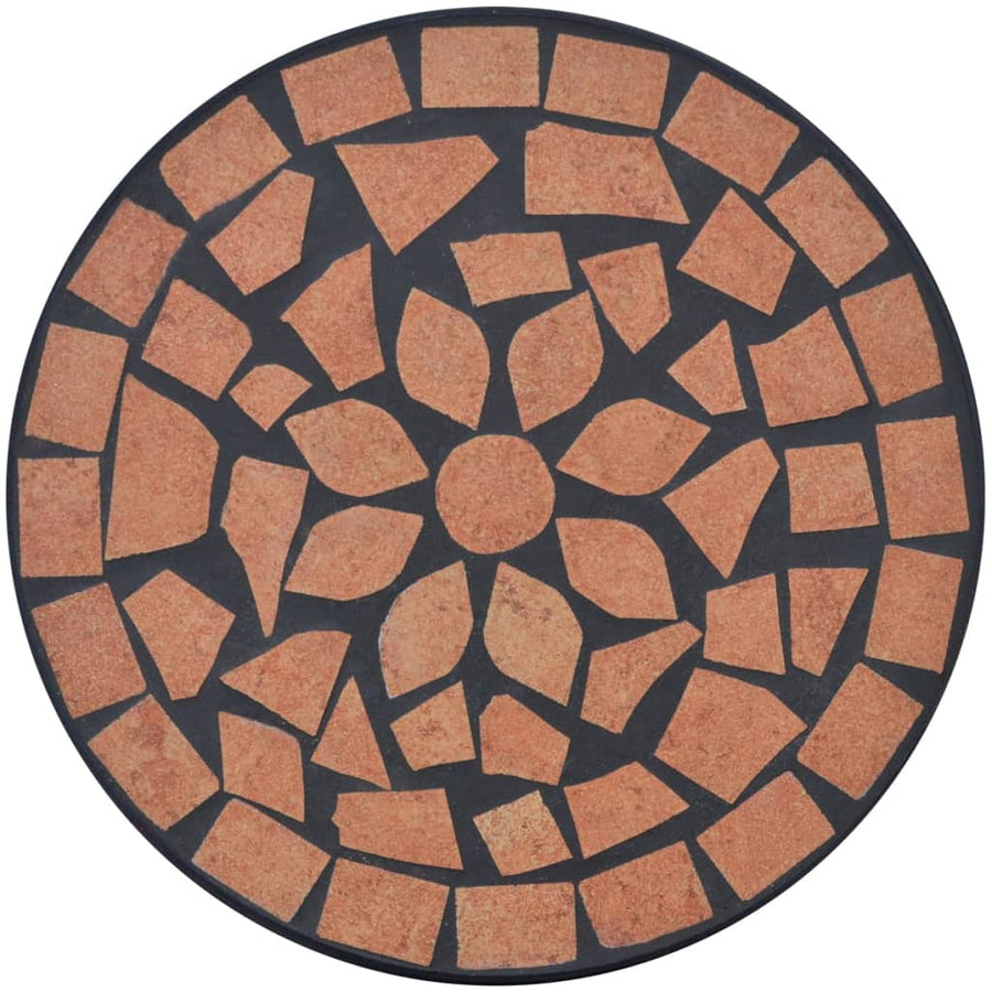 Bijzeltafel Mozaïek Kleurig 1 Terracotta