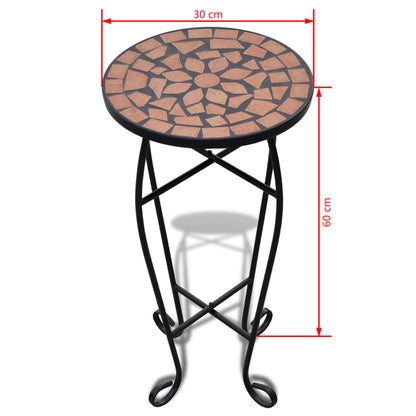 Bijzeltafel Mozaïek Kleurig 1 Terracotta