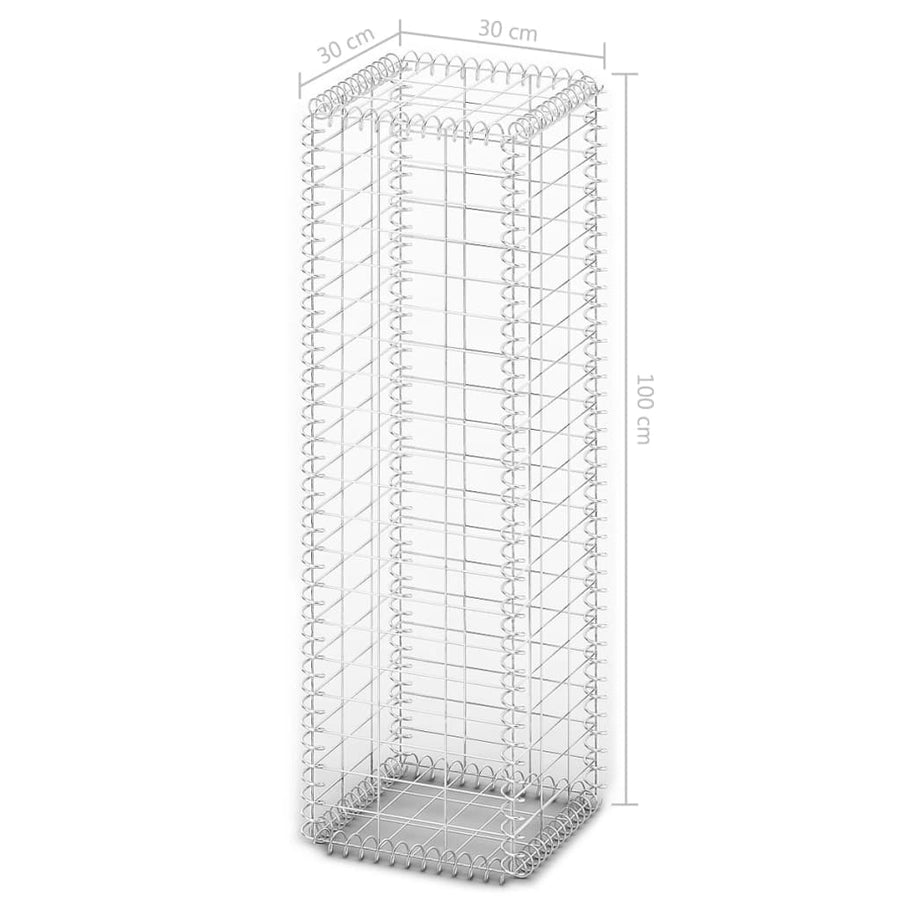 Schanskorf Met Deksels 100X30X30 Cm Gegalvaniseerd Draad