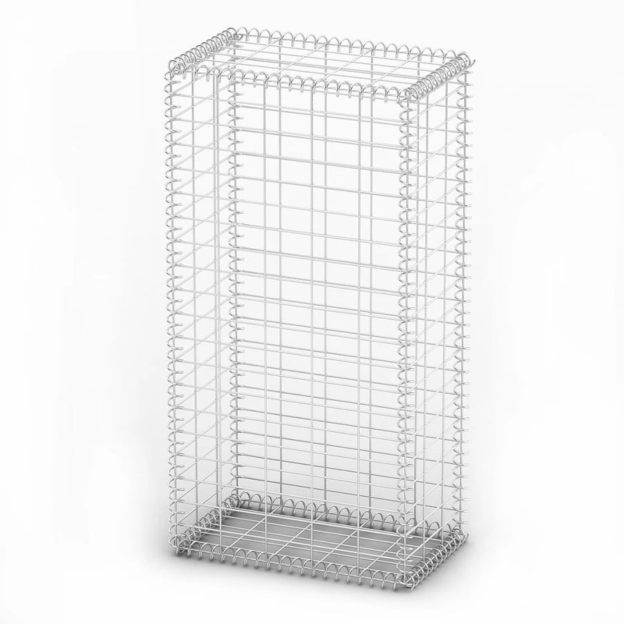 Schanskorf met deksels 100x50x30 cm gegalvaniseerd draad 100 x 50 x 30 cm