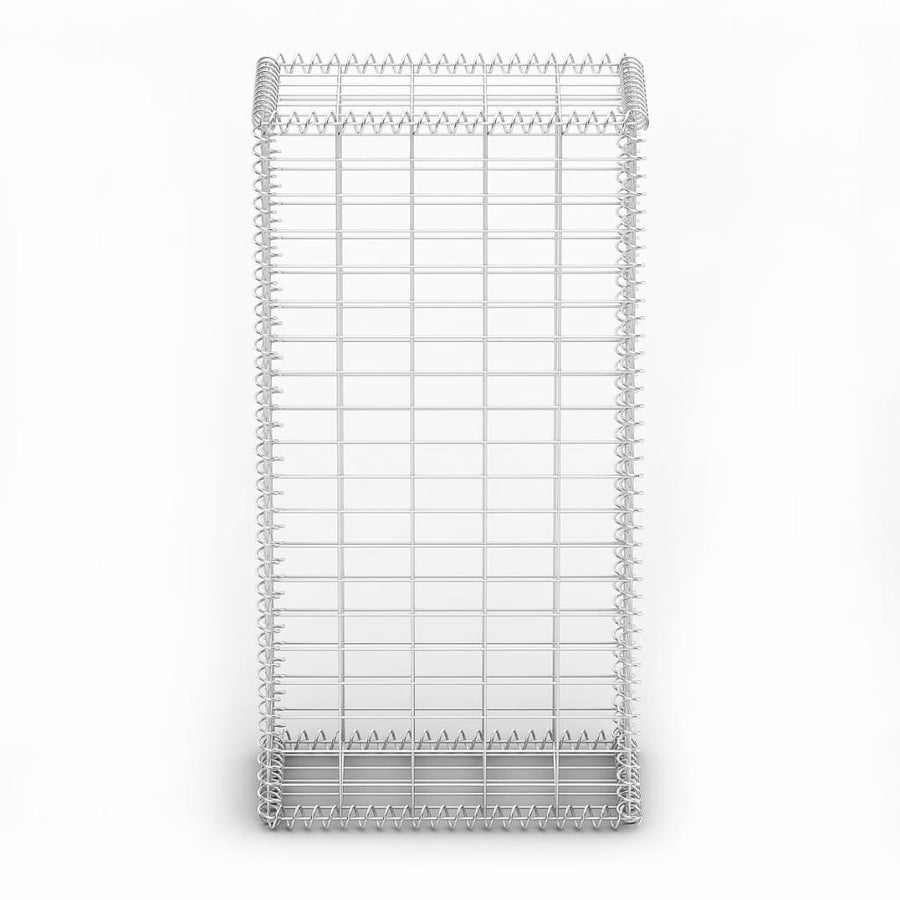 Schanskorf met deksels 100x50x30 cm gegalvaniseerd draad 100 x 50 x 30 cm