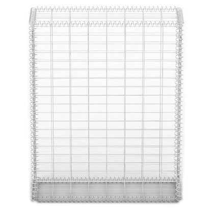 Schanskorf met deksels 100x80x30 cm gegalvaniseerd draad 100 x 80 x 30 cm