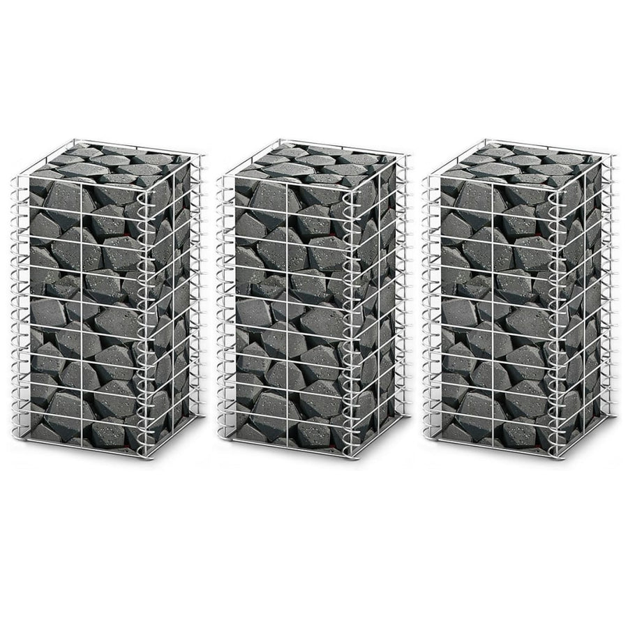 -Delige Schanskorfset Gegalvaniseerd Draad 25 x 25 x 50 cm