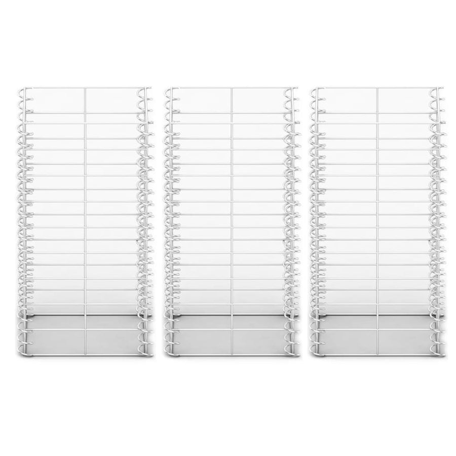 -Delige Schanskorfset Gegalvaniseerd Draad 25 x 25 x 50 cm