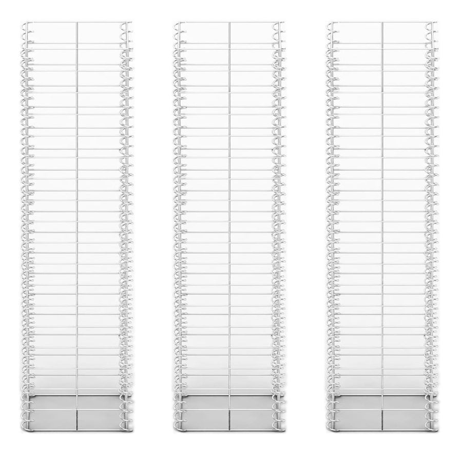 -Delige Schanskorfset Gegalvaniseerd Draad 25 x 25 x 100 cm