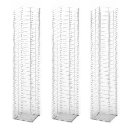 -Delige Schanskorfset Gegalvaniseerd Draad 25 x 25 x 150 cm