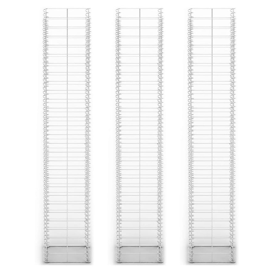 -Delige Schanskorfset Gegalvaniseerd Draad 25 x 25 x 150 cm
