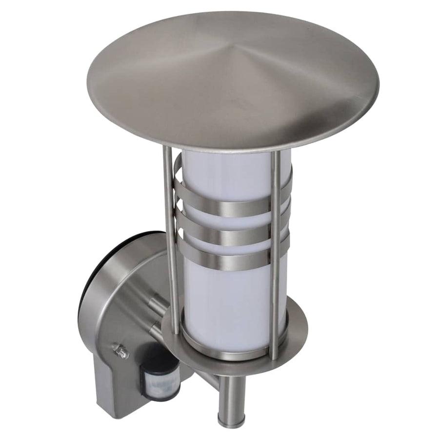 Pagode Vormige Rvs Wandlamp Met Bewegingssensor Ja
