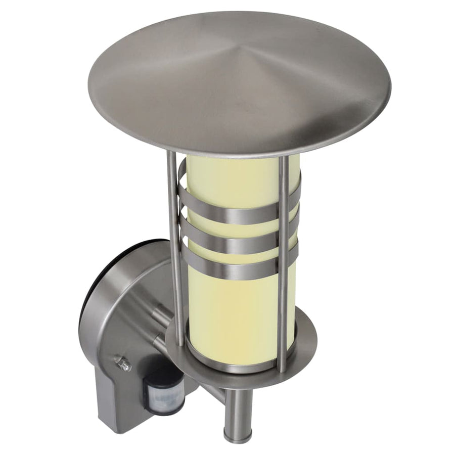 Pagode Vormige Rvs Wandlamp Met Bewegingssensor Ja