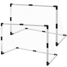 2-piece Mini Goal Set with net 91.5x48x61 cm
