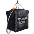 Campingdouche solar 40L zwart PVC
