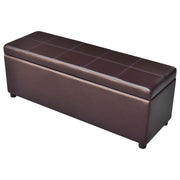 Opbergbank 116x39x44 cm hout bruin