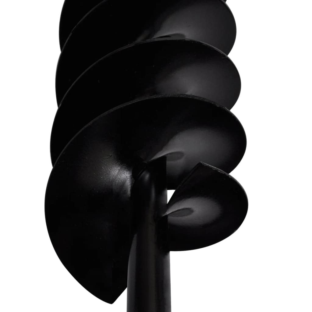 Grondboor Met Handvat En Schroefkop (Dubbele Schroef) (Zwart) 80 mm